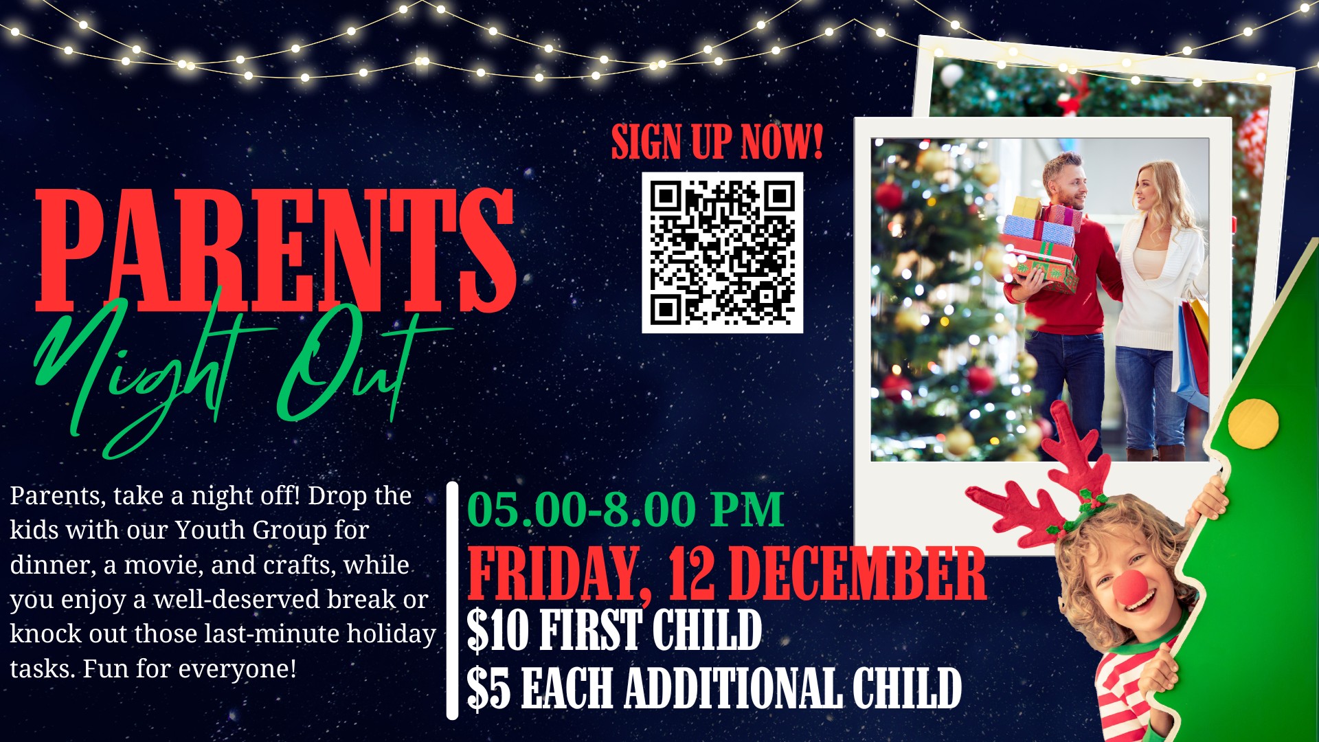 Parents Night Out - Youth Group