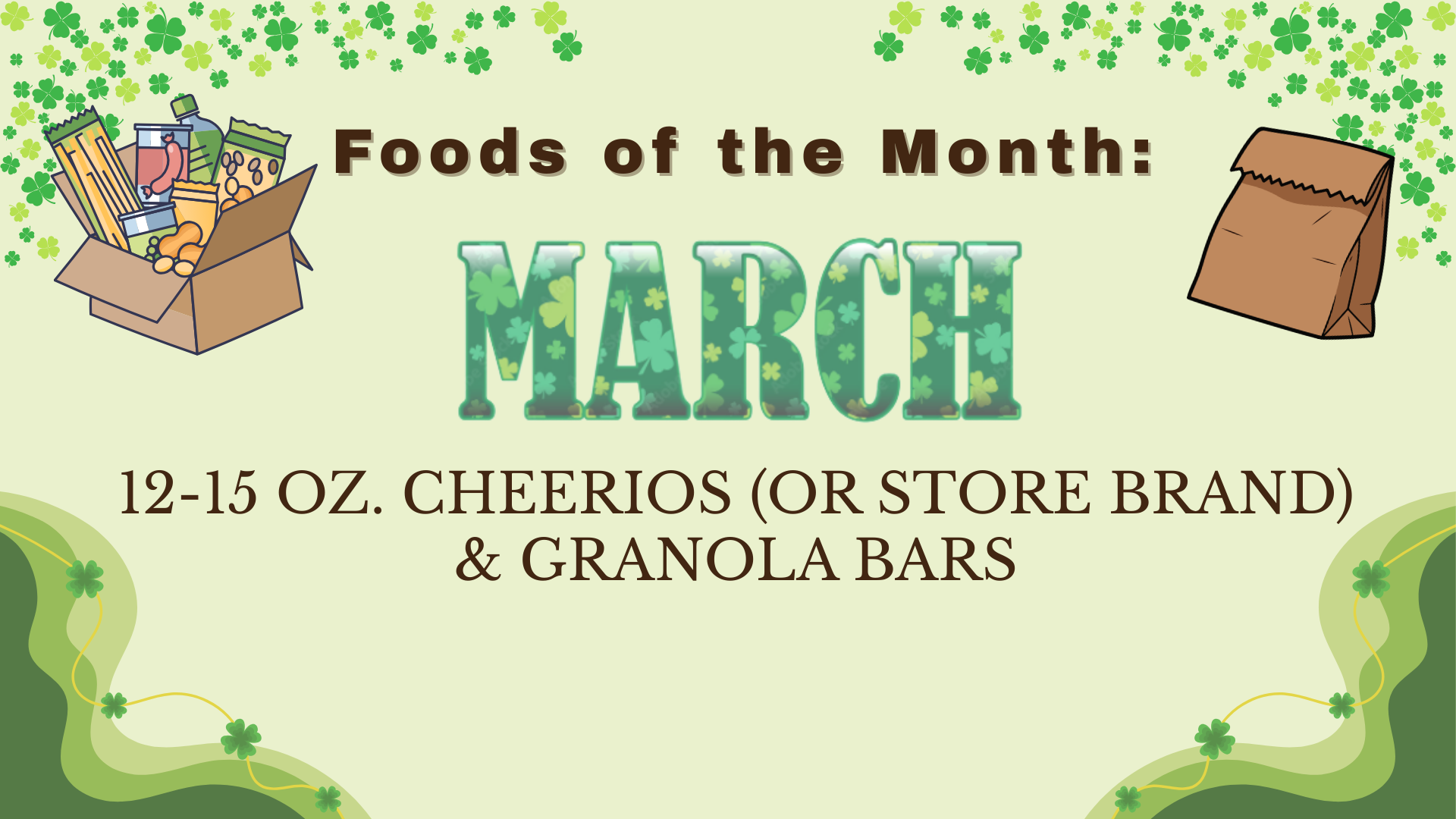 March Food Pantry