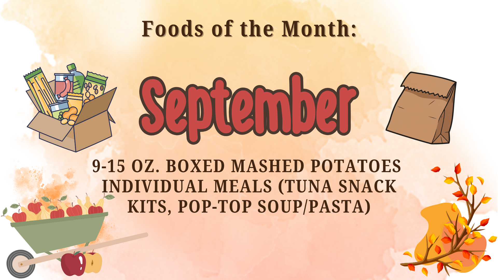 September Food Pantry